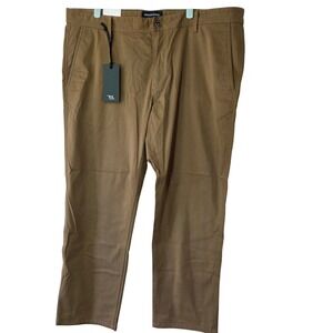 Rodd & Gunn Mens 40x32 Custom Fit Pants Khaki Tan Woven in Italy NWT